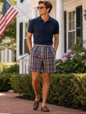 Vintage Polo Ralph Lauren Tyler Plaid Shorts